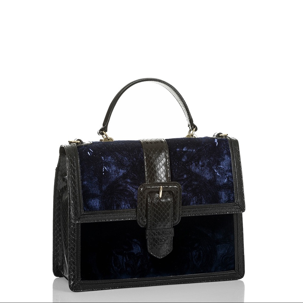 🖤 Brahmin Deep blue handbag with shoulder straps